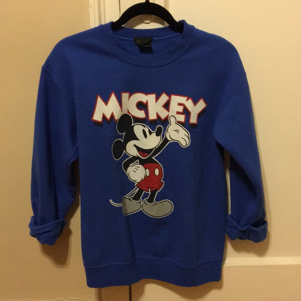 Topshop Mickey Sweatshirt